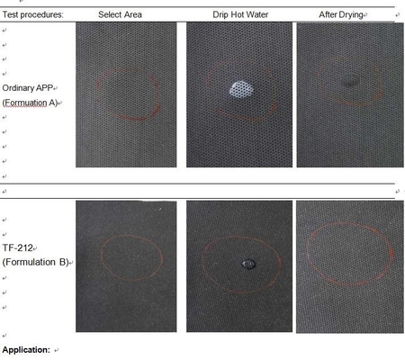 Epoxy Resin Fire Retardant Additive Hot Water Stain Resistance For Textile Coating